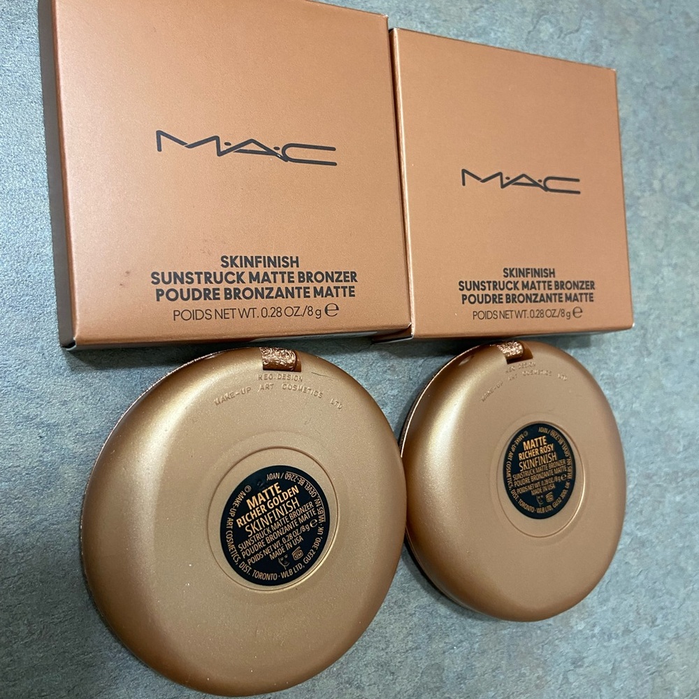 MAC Sunstruck Matte & Radiant Bronzer Set of Four -Medium Dark/Deep